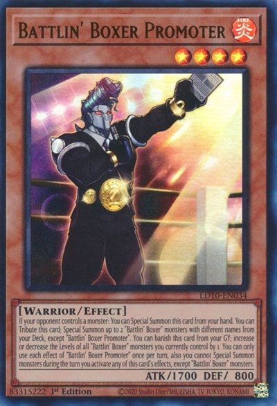 Battlin' Boxer Promoter (LD10-EN034) [Legendary Duelists: Soulburning Volcano]