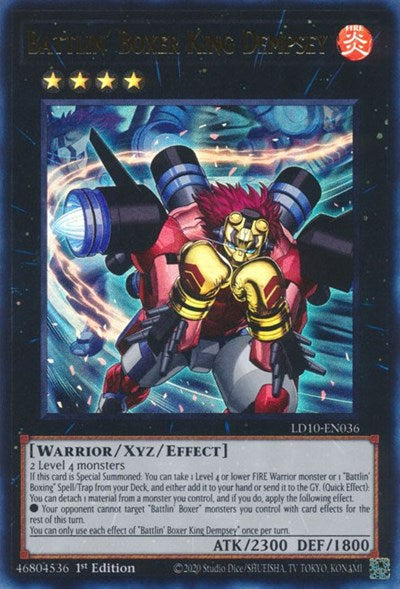 Battlin' Boxer King Dempsey (LD10-EN036) [Legendary Duelists: Soulburning Volcano]