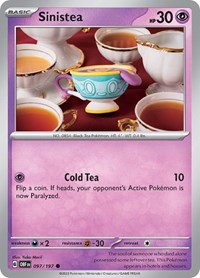 Sinistea (097/197) [SV03: Obsidian Flames]