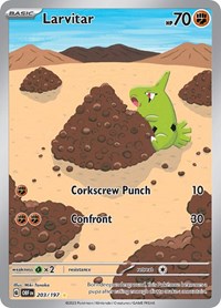 Larvitar - 203/197 (203/197) [SV03: Obsidian Flames]
