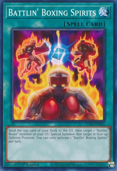 Battlin' Boxing Spirits (LD10-EN045) [Legendary Duelists: Soulburning Volcano]