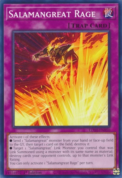 Salamangreat Rage (LD10-EN050) [Legendary Duelists: Soulburning Volcano]