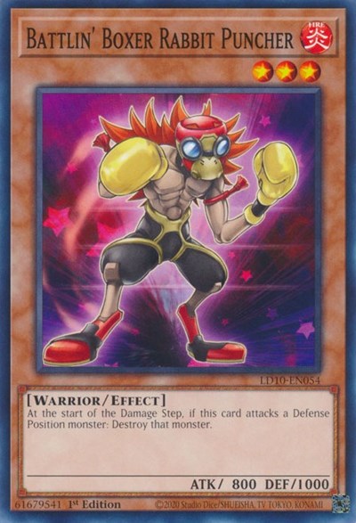 Battlin' Boxer Rabbit Puncher (LD10-EN054) [Legendary Duelists: Soulburning Volcano]