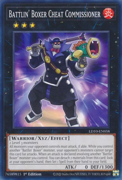 Battlin' Boxer Cheat Commissioner (LD10-EN058) [Legendary Duelists: Soulburning Volcano]