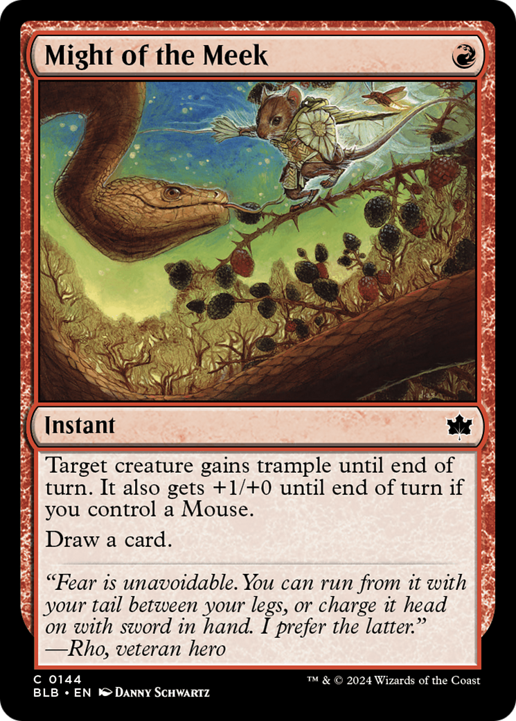 Might of the Meek (BLB-144) - Bloomburrow