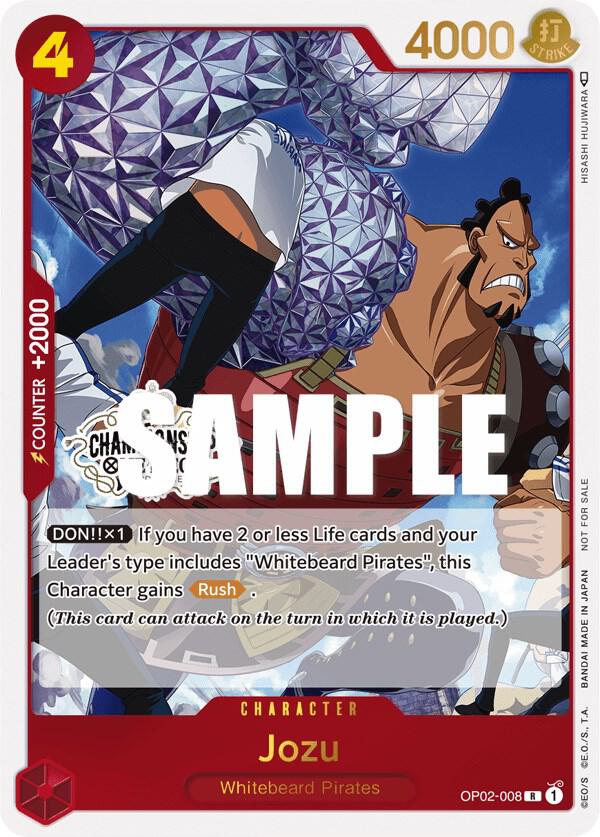 Jozu (Store Championship Participation Pack Vol. 2) (OP02-008) [One Piece Promotion Cards]
