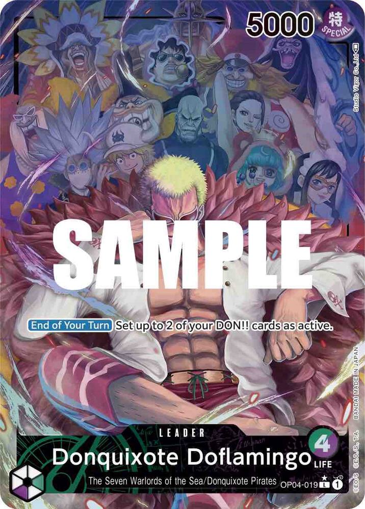 Donquixote Doflamingo (019) (Alternate Art) (OP04-019) [Kingdoms of Intrigue]