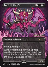 Lord of the Pit (Serial Numbered) (715) [Secret Lair Drop Series]