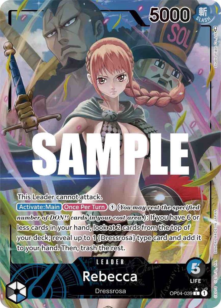 Rebecca (039) (Alternate Art) (OP04-039) [Kingdoms of Intrigue]