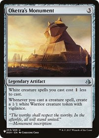 Oketra's Monument (233) [The List Reprints]