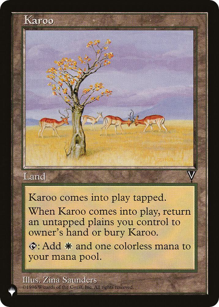 Karoo (VIS) [The List Reprints]