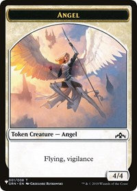 Angel // Warrior Double-Sided Token (1 // 17) [The List Reprints]