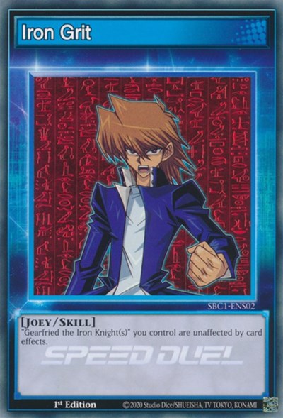 Iron Grit (SBC1-ENS02) [Speed Duel: Streets of Battle City]