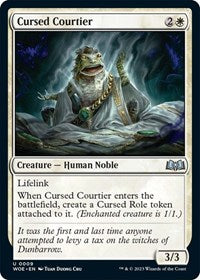 Cursed Courtier (9) [Wilds of Eldraine]