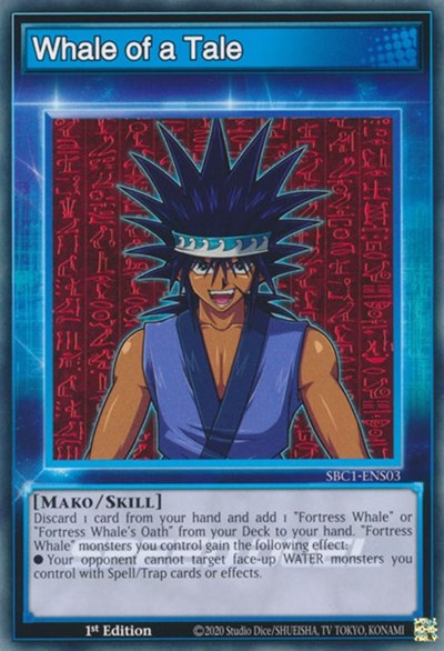 Whale of a Tale (SBC1-ENS03) [Speed Duel: Streets of Battle City]