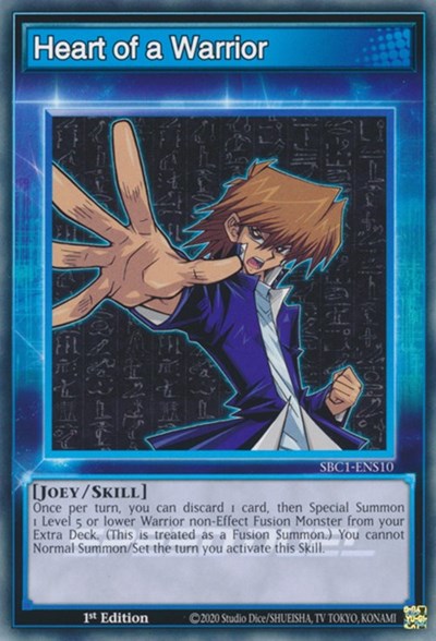 Heart of a Warrior (SBC1-ENS10) [Speed Duel: Streets of Battle City]