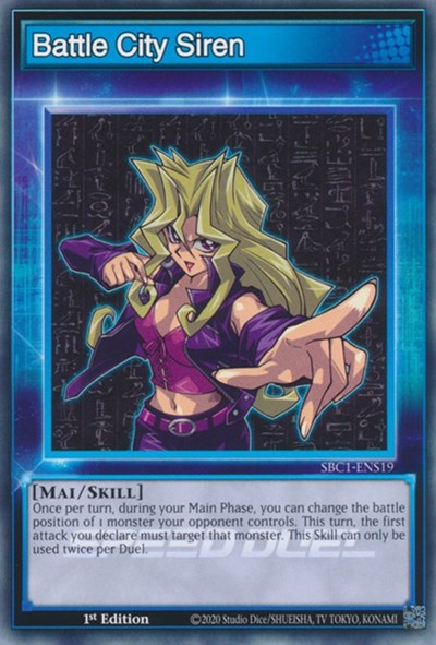 Battle City Siren (SBC1-ENS19) [Speed Duel: Streets of Battle City]