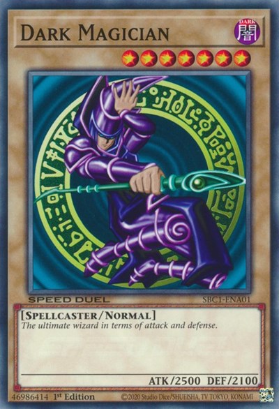 Dark Magician (A) (SBC1-ENA01) [Speed Duel: Streets of Battle City]