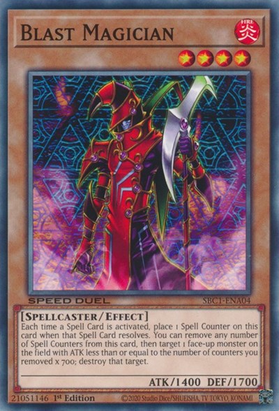 Blast Magician (SBC1-ENA04) [Speed Duel: Streets of Battle City]