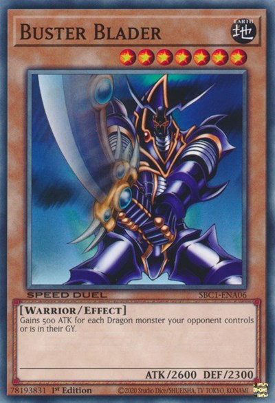 Buster Blader (SBC1-ENA06) [Speed Duel: Streets of Battle City]