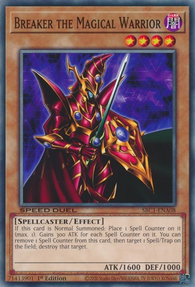 Breaker the Magical Warrior (SBC1-ENA08) [Speed Duel: Streets of Battle City]