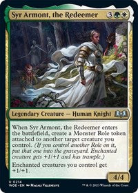 Syr Armont, the Redeemer (214) [Wilds of Eldraine]