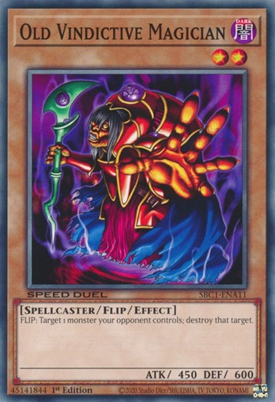 Old Vindictive Magician (SBC1-ENA11) [Speed Duel: Streets of Battle City]