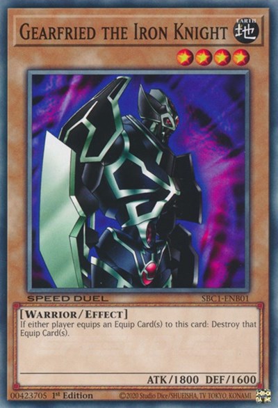 Gearfried the Iron Knight (SBC1-ENB01) [Speed Duel: Streets of Battle City]