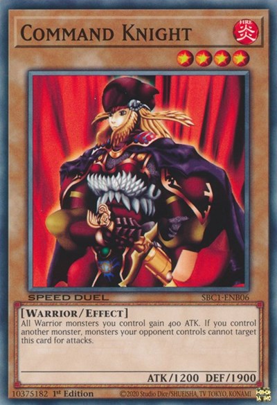 Command Knight (SBC1-ENB06) [Speed Duel: Streets of Battle City]