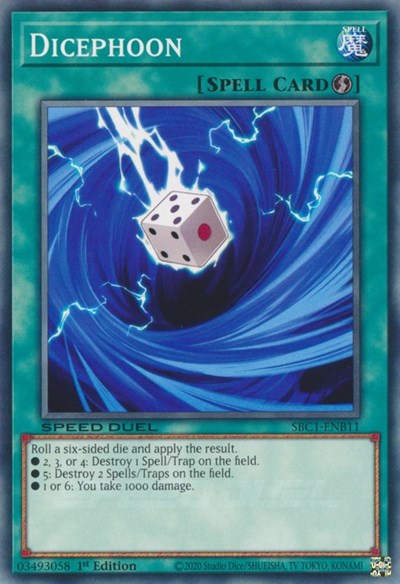 Dicephoon (SBC1-ENB11) [Speed Duel: Streets of Battle City]