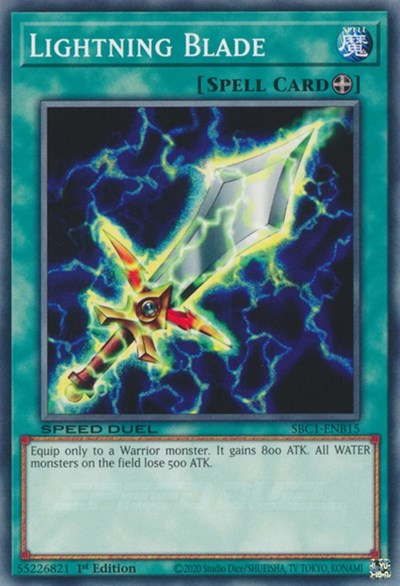 Lightning Blade (SBC1-ENB15) [Speed Duel: Streets of Battle City]
