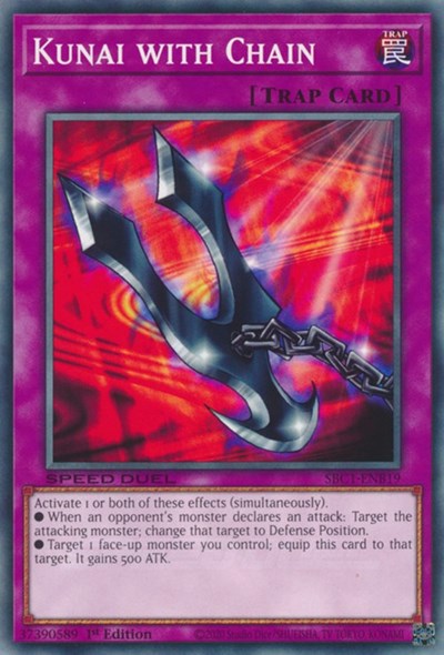Kunai with Chain (SBC1-ENB19) [Speed Duel: Streets of Battle City]