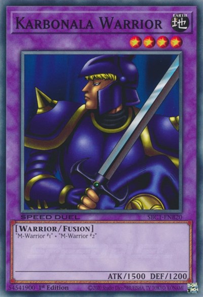 Karbonala Warrior (SBC1-ENB20) [Speed Duel: Streets of Battle City]