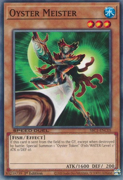 Oyster Meister (SBC1-ENC05) [Speed Duel: Streets of Battle City]