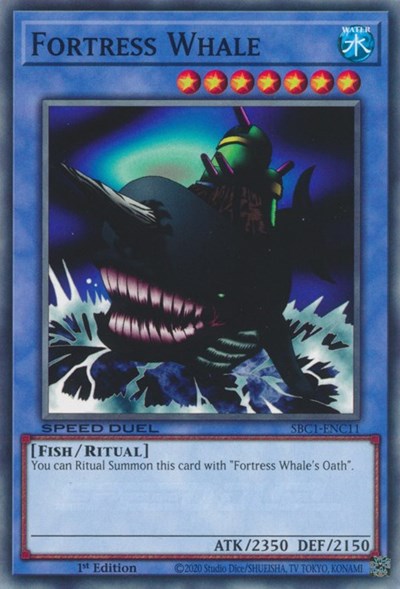 Fortress Whale (SBC1-ENC11) [Speed Duel: Streets of Battle City]