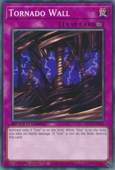 Tornado Wall (SBC1-ENC18) [Speed Duel: Streets of Battle City]