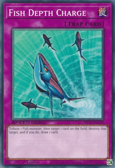 Fish Depth Charge (SBC1-ENC19) [Speed Duel: Streets of Battle City]