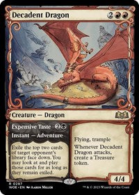 Decadent Dragon (Showcase) (287) [Wilds of Eldraine]