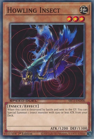 Howling Insect (SBC1-END06) [Speed Duel: Streets of Battle City]