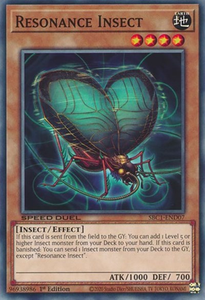 Resonance Insect (SBC1-END07) [Speed Duel: Streets of Battle City]