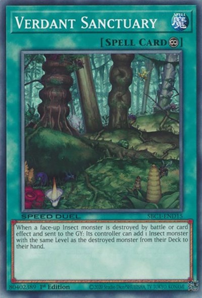 Verdant Sanctuary (SBC1-END15) [Speed Duel: Streets of Battle City]