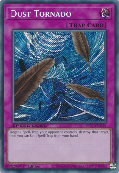 Dust Tornado (Secret Rare) (SBC1-END19) [Speed Duel: Streets of Battle City]