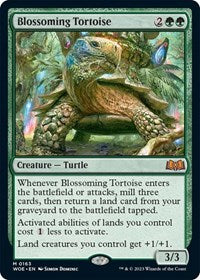 Blossoming Tortoise (163) [Wilds of Eldraine]