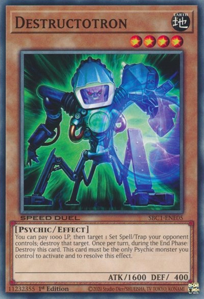 Destructotron (SBC1-ENE05) [Speed Duel: Streets of Battle City]
