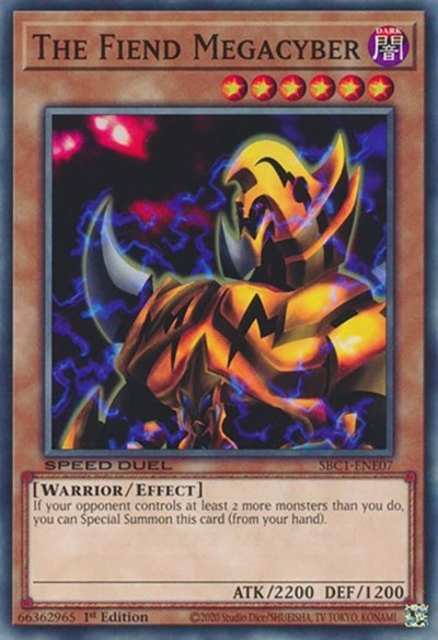 The Fiend Megacyber (SBC1-ENE07) [Speed Duel: Streets of Battle City]