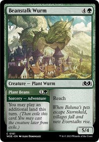 Beanstalk Wurm (161) [Wilds of Eldraine]
