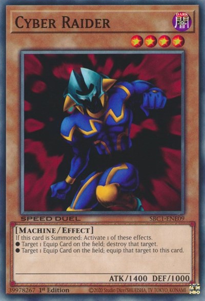 Cyber Raider (SBC1-ENE09) [Speed Duel: Streets of Battle City]