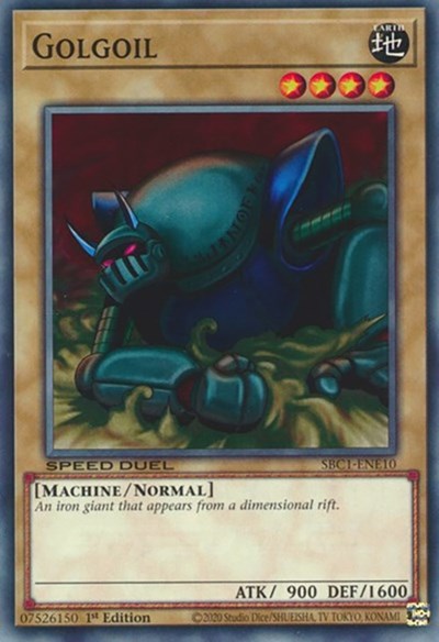 Golgoil (SBC1-ENE10) [Speed Duel: Streets of Battle City]