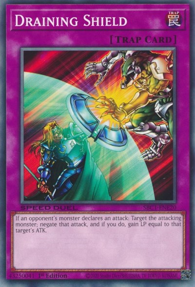 Draining Shield (SBC1-ENE20) [Speed Duel: Streets of Battle City]