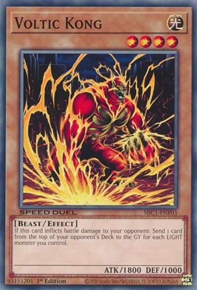 Voltic Kong (SBC1-ENF03) [Speed Duel: Streets of Battle City]
